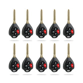 Car Key Fob Replacement for 2007-2010 Toyota Camry 4 Button Keyless Entry Control HYQ12BBY